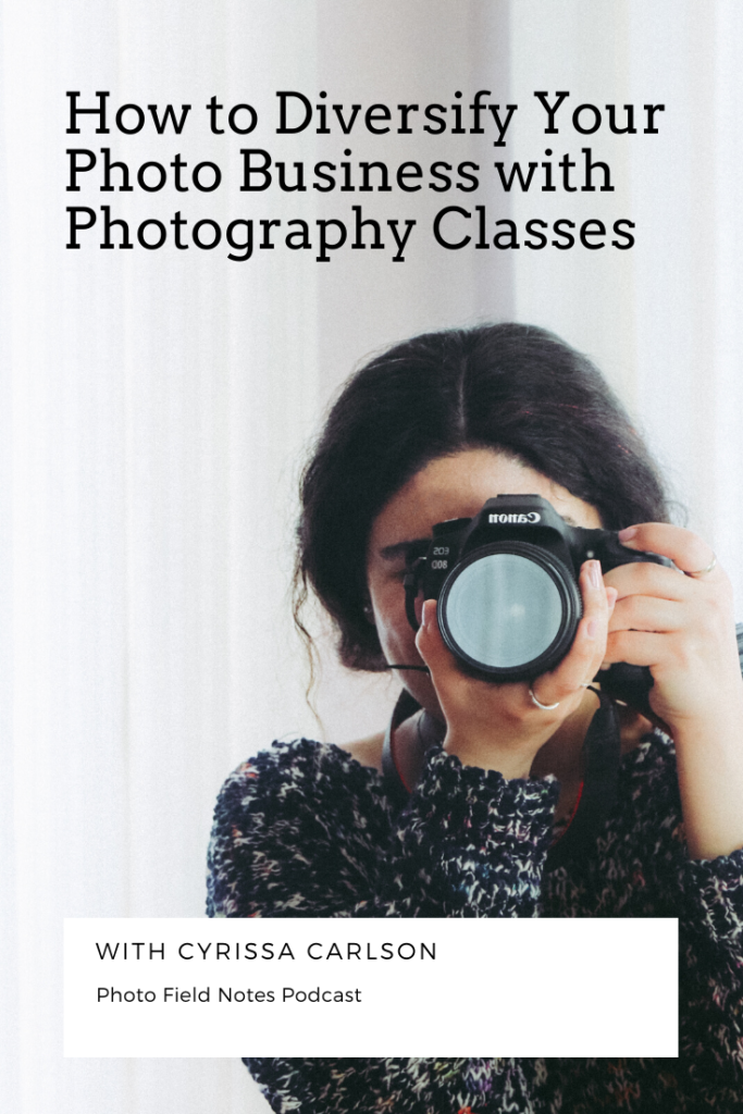 How to diversify your photography business by teaching photo classes