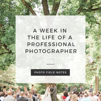 A week in the life of a professional photographer