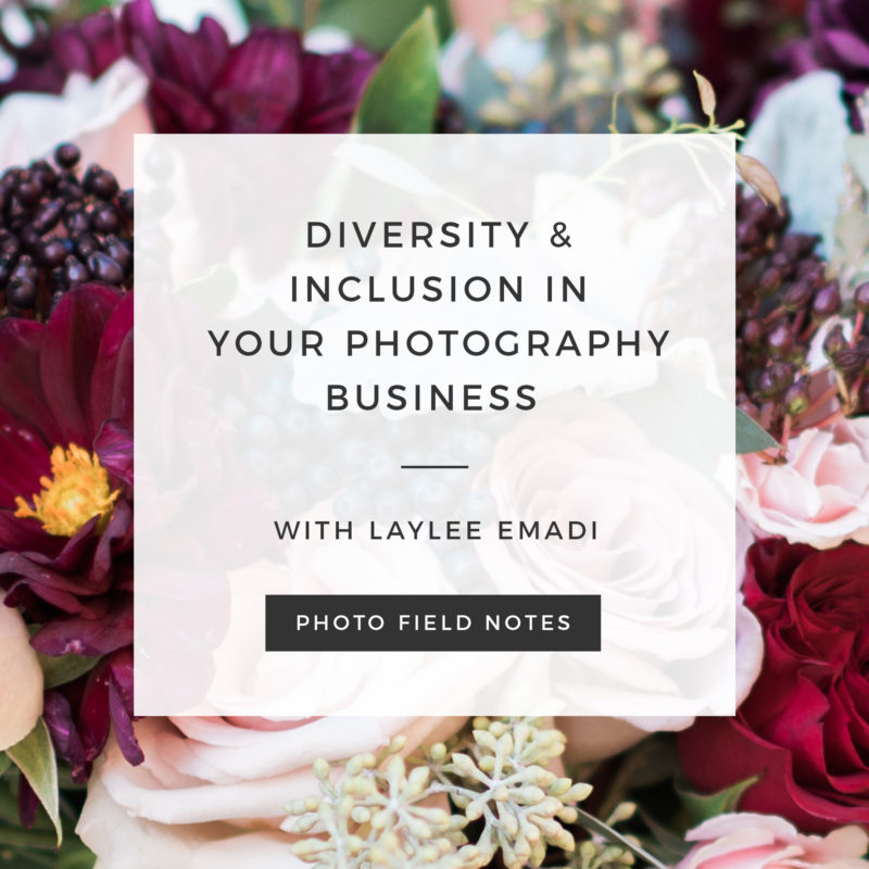 Episode 65: Diversity and Inclusion in Your Photography Business with Laylee Emadi
