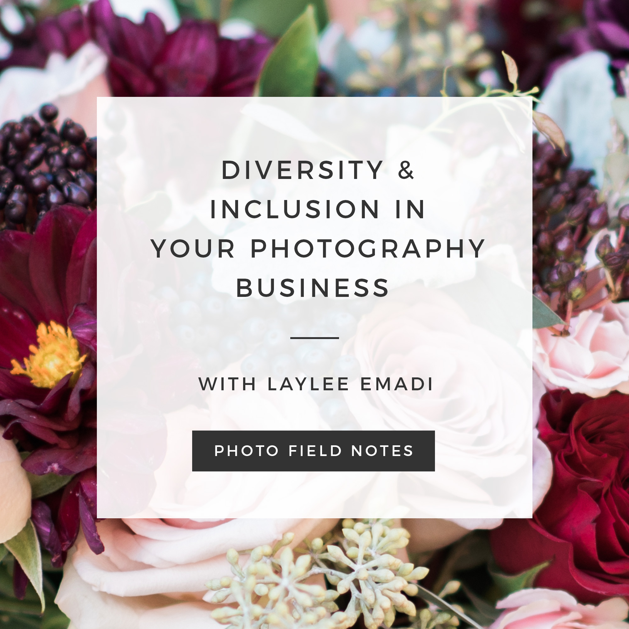 Diversity and inclusion in your photography business with Laylee Emadi