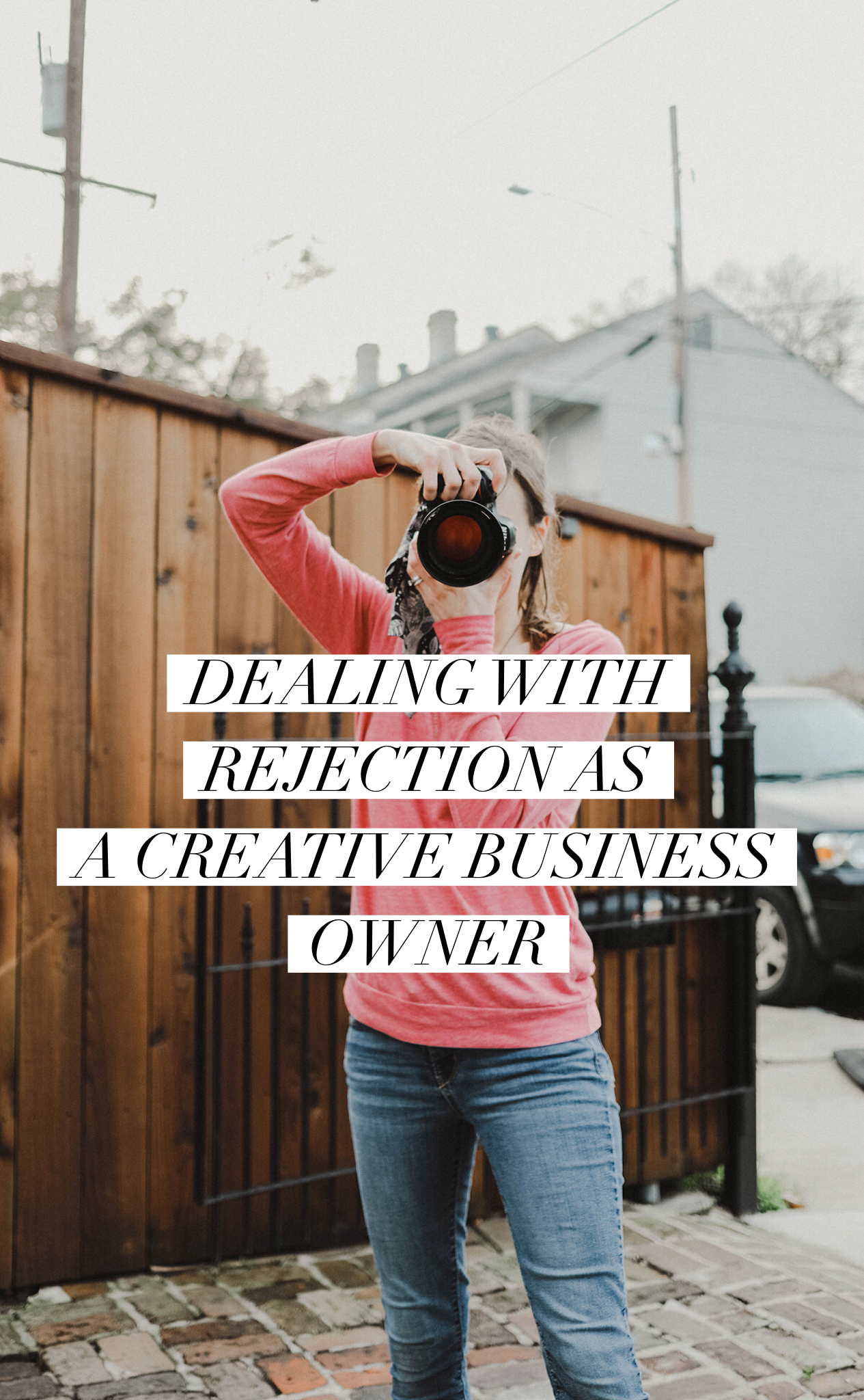 Dealing with rejection as a creative business owner