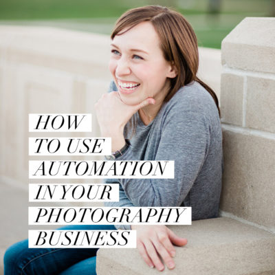 how to automate your photography business