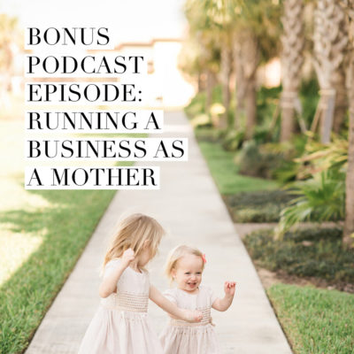 running a photo business as a mom