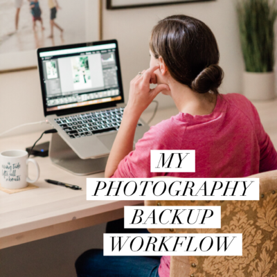 how to back up images as a professional photographer