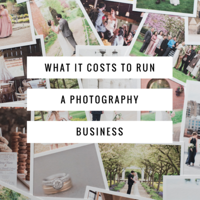 what it costs to run a photo business