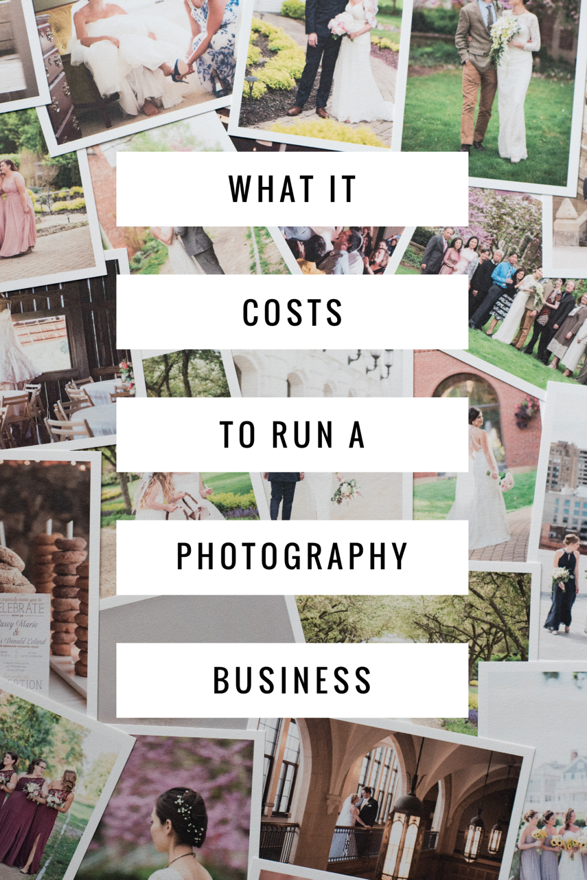 What it costs to run a photo business